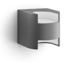 PHILIPS nástěnné svítidlo LED myGarden Grass 2x4.5W 800lm/827 IP44 ;antracit