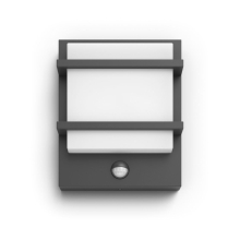 PHILIPS nástěnné svítidlo LED myGarden Petronia 12W 1200lm IP44 ;antracit senz.