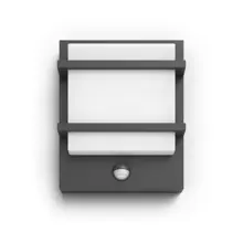 PHILIPS nástěnné svítidlo LED myGarden Petronia 12W 1200lm IP44 ;antracit senz.