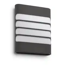 PHILIPS nástěnné svítidlo LED myGarden Raccoon 1x3W 270lm IP44 ;antracit