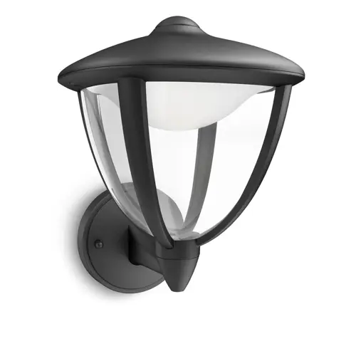 PHILIPS nástěnné svítidlo LED myGarden Robin 1x4.5W IP44 ;černá