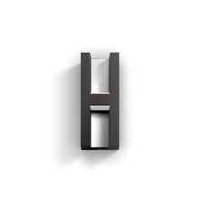 PHILIPS nástěnné svítidlo LED myGarden Shadow 2x4.5W 1000lm/827 IP44 ;antracit