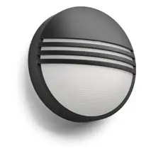 PHILIPS nástěnné svítidlo LED myGarden Yarrow 1x6W 600lm IP44 ;černá