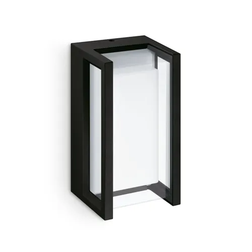 PHILIPS nástěnné svítidlo LED Pyrona 12W 1500lm/827 IP44 ; černá
