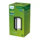 PHILIPS nástěnné svítidlo LED Pyrona 12W 1500lm/827 IP44 ; černá