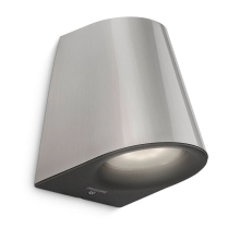 PHILIPS nástěnné svítidlo LED Virga 4W 400lm/827 IP44 ; nerez