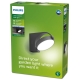 PHILIPS nástěnné svítidlo Mimosa 7W 680lm/840 IP44 ; antracit˙