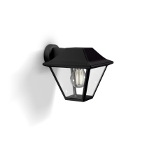 PHILIPS nástěnné svítidlo myGarden Alpenglow 1x60W E27 IP44 ;černá˙