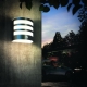 PHILIPS nástěnné svítidlo myGarden Calgary 3.5W 270lm IP44 ;IR inox˙