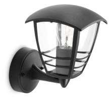 PHILIPS nástěnné svítidlo myGarden Creek 1xE27 IP44 ;černá˙
