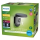 PHILIPS nástěnné svítidlo Tyla 1,2W 255lm/840 IP44 ; antracit senz.˙