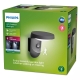 PHILIPS nástěnné svítidlo Tyla 9W 820lm/840 IP44 ; antracit senz.˙