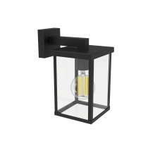 PHILIPS nástěnné svítidlo, žárovka Bellini.SQ 1xE27 IP44 ; černá