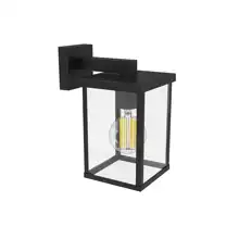 PHILIPS nástěnné svítidlo, žárovka Bellini.SQ 1xE27 IP44 ; černá