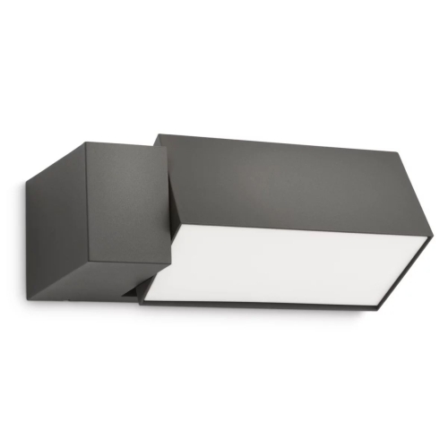 PHILIPS nástěnné svítidlo, žárovka Border 1xE27 IP44 ; antracit