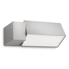 PHILIPS nástěnné svítidlo, žárovka Border 1xE27 IP44 ; šedá