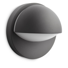 PHILIPS nástěnné svítidlo, žárovka myGarden June 1xE27 IP44 ;antracit