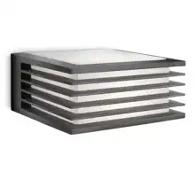 PHILIPS nástěnné svítidlo, žárovka myGarden Shades 1xE27; antracit