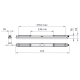 PHILIPS prachotěsné svítidlo CoreLine WT120C 40S 28.6W 4000lm/840 50Y IP65 1.2m˙