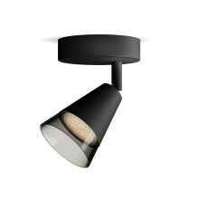 PHILIPS přisazené svítidlo Cleft 1xGU10 IP20 ; černá