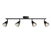 PHILIPS přisazené svítidlo Cleft 4xGU10 IP20 ; černá