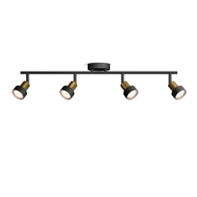 PHILIPS přisazené svítidlo Conduit 4xGU10 IP20 ; mosaz/černá