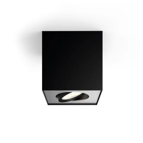 PHILIPS přisazený downlight myLiving Box 1x4.5W 500lm IP20 ;černá˙