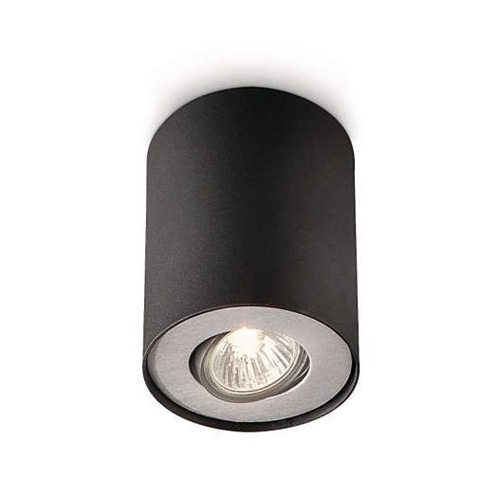 PHILIPS přisazený downlight Pillar 1xGU10 IP20 ;černá