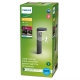 PHILIPS sloupek Tyla 1,2W 255lm/830 IP44 ; antracit senz.˙