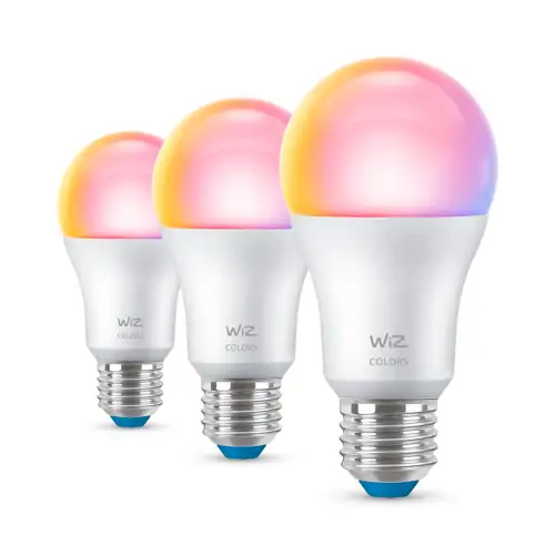 PHILIPS Smart bulb A60 8.5W/60W E27 RGB 806lm Dim opál 3-pack