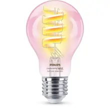 PHILIPS Smart filam.bulb A60 6.3W/40W E27 RGB 470lm Dim čirá