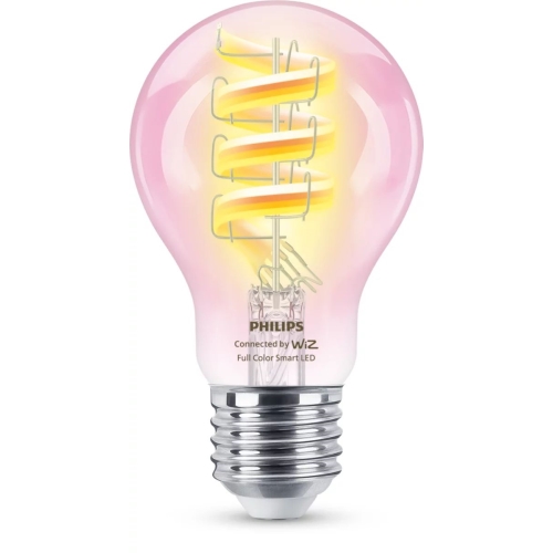 PHILIPS Smart filam.bulb A60 6.3W/40W E27 RGB 470lm Dim čirá