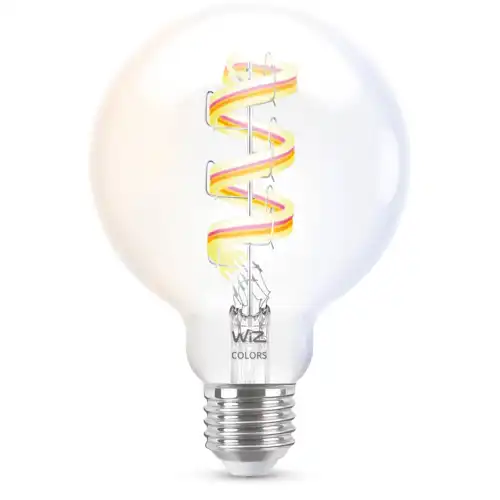 PHILIPS Smart filam.globe G95 6.3W/40W E27 RGB 470lm Dim čirá