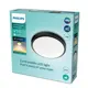 PHILIPS stropní svítidlo Doris 17W 1500lm/827 IP44 ; černá