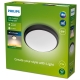 PHILIPS stropní svítidlo Doris 6W 600lm/827 IP54 ; černá˙