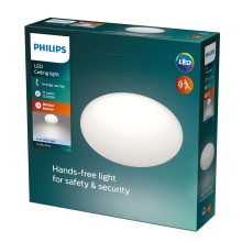 PHILIPS stropní svítidlo Shan 12W 1150lm/840 IP20 ;bílá senzor