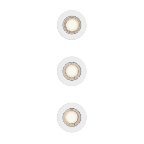 PHILIPS svít.down.LED Peridot Rec Kit Rd 7W WH 3pk