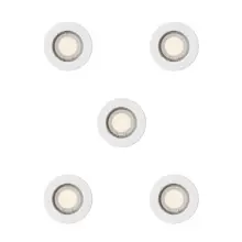 PHILIPS svít.down.LED Peridot Rec Kit Rd 7W WH 5pk