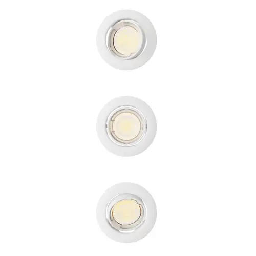 PHILIPS svít.down.LED Peridot Rec Kit Rd Aj 7W WH 3pk