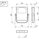 PHILIPS svít.flood.LED CoreLine Tempo BVP110 38W 4200lm840 75Y IP65 asym.