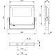 PHILIPS svít.flood.LED CoreLine Tempo BVP125 63W 8000lm/740 100Y IP66 asym.