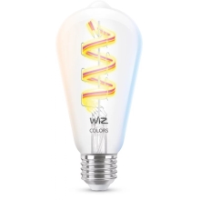 PHILIPS WiZ filam.bulb ST64 6.3W/40W E27 RGB 470lm Dim čirá