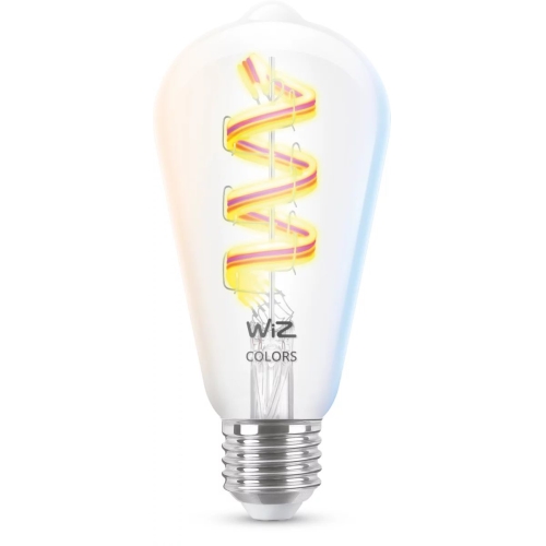 PHILIPS WiZ filam.bulb ST64 6.3W/40W E27 RGB 470lm Dim čirá