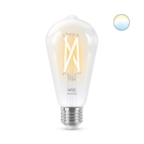 PHILIPS WiZ filam.bulb ST64 7W/60W E27 TW 806lm Dim