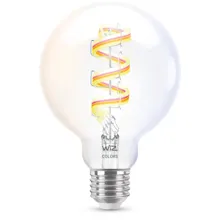 PHILIPS WiZ filam.globe G95 6.3W/40W E27 RGB 470lm Dim čirá