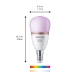 PHILIPS WiZ lustre P45 4.9W/40W E14 RGB 470lm Dim