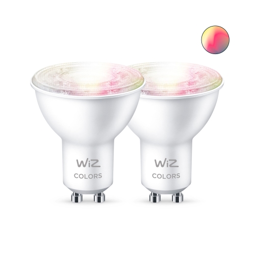 PHILIPS WiZ reflektor PAR16 4.7W/50W GU10 RGB 345lm Dim 2-pack˙