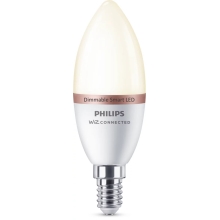 PHILIPS WiZ svíčka B37 4.9W/40W E14 2700K 470lm Dim˙