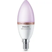 PHILIPS WiZ svíčka B37 4.9W/40W E14 RGB 470lm Dim 2-pack˙