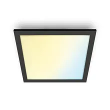 PHILIPS WiZ svít.panel.LED CeilingSQ 12W 1000lm/827-65 IP20 ; černá 30x30